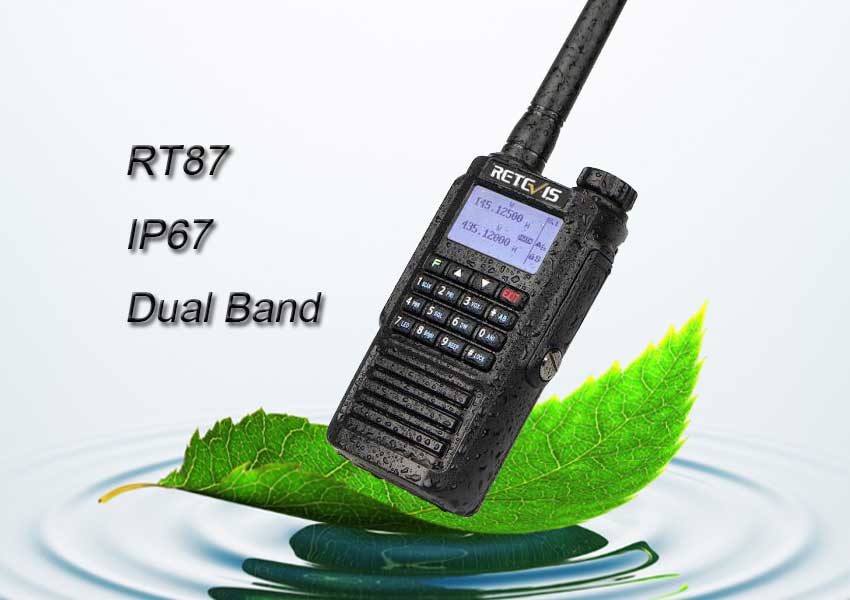 Retevis IP67 Dual Band RT87 Amateur Radio